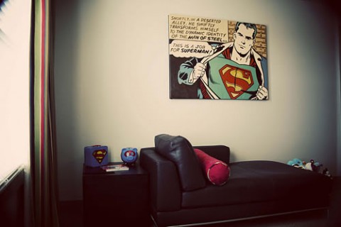 Comics estilo vintage para la habitación