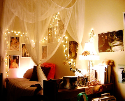 Luces navideñas tu habitación