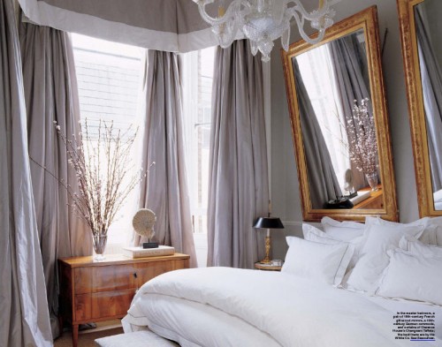 cabecero cama espejo