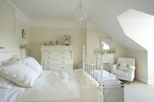 Dormitorios en blanco