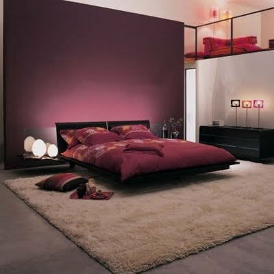 Decorar con rojo burdeos 1