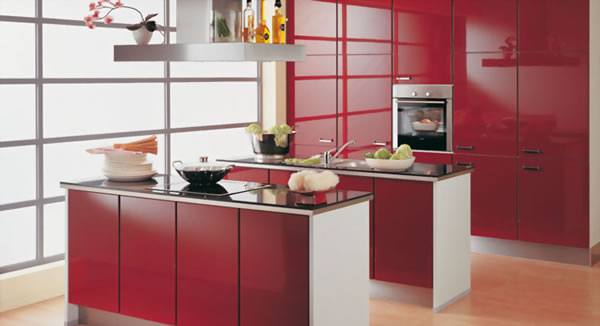 Decorar con rojo burdeos 2