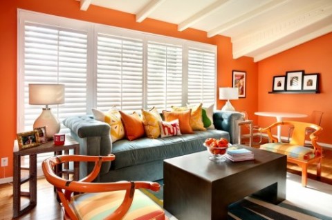 Decorar con el color naranja 2