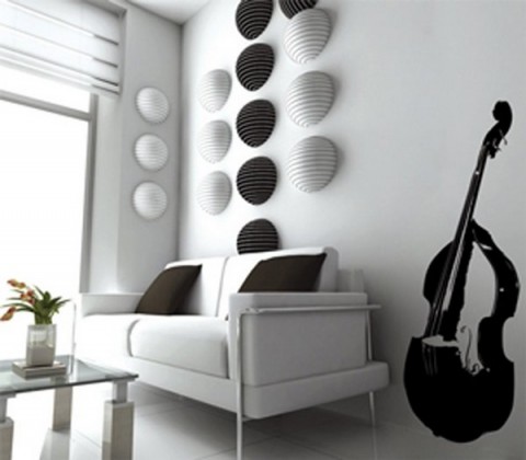 Decorar con instrumentos musicales1