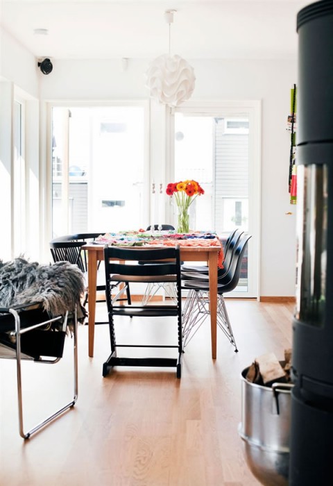 Estilo nórdico relleno de color