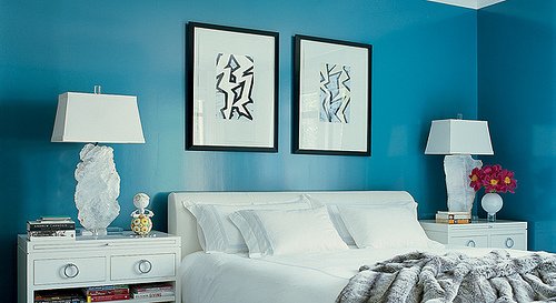 Diez dormitorios en azul