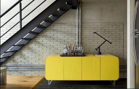 Loft moderno con elementos metálicos 8