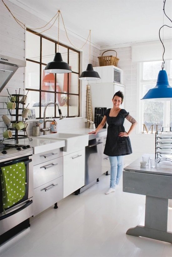 La transformación de un apartamento en Suecia