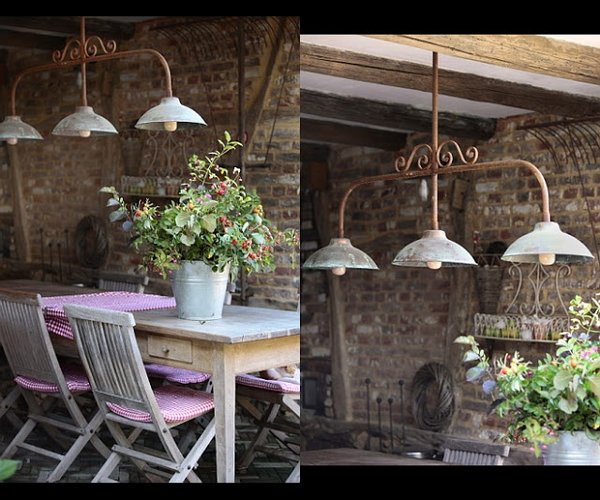 La decoración de una granja en Bélgica