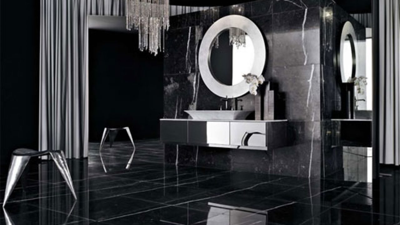 Propuestas de baños en color negro