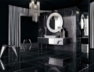 imagen Baños de lujo en color negro