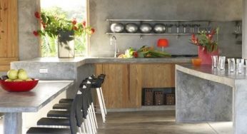Cocinas con estantes al aire