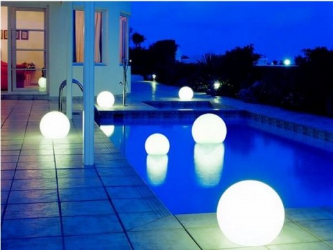 Iluminación de piscinas 1