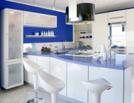 imagen Cocinas modernas en azul