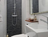 imagen Baños pequeños decorados con estilo