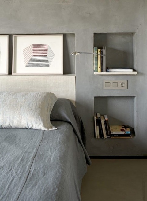 Decora las habitaciones con acabado de hormigón