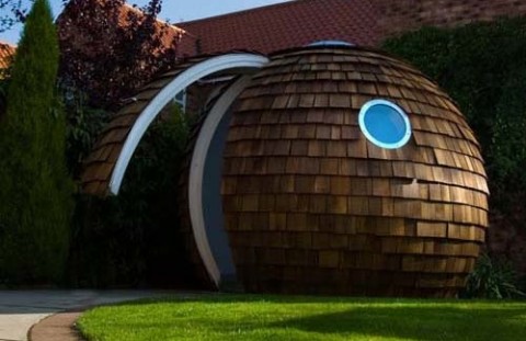 Oficinas de diseño en el jardín