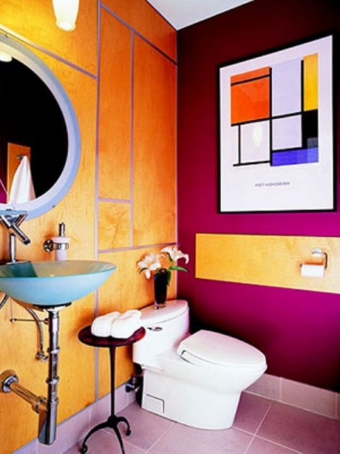 Baños estilo pop art 1