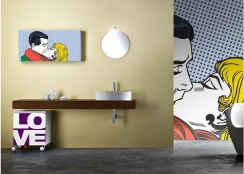 Baños estilo pop art 4