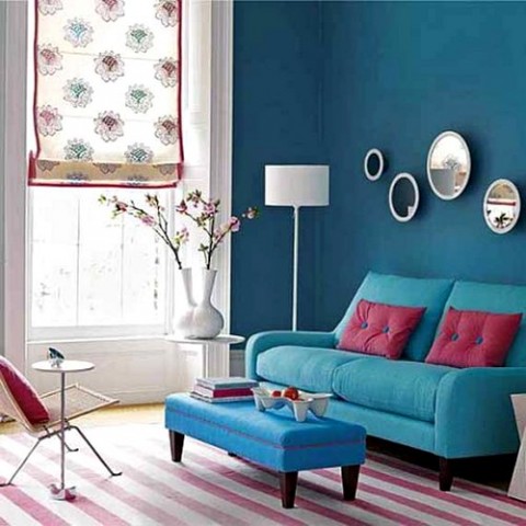 Decorar con azul turquesa 1