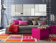 imagen Cómo llenar de color un sofá gris