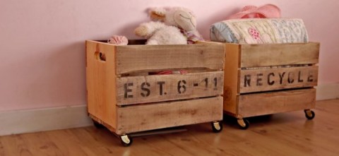 Ideas de almacenamiento para los objetos de los peques