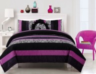 imagen Púrpura y negro, una buena combinación para el dormitorio