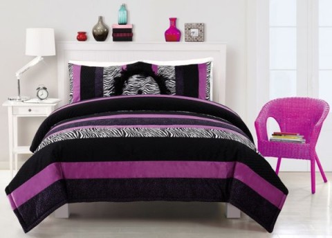 Púrpura y negro para la habitación 2