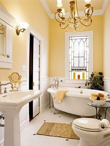 Baños en amarillo 15