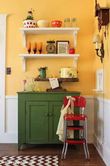 Cocinas en amarillo 12