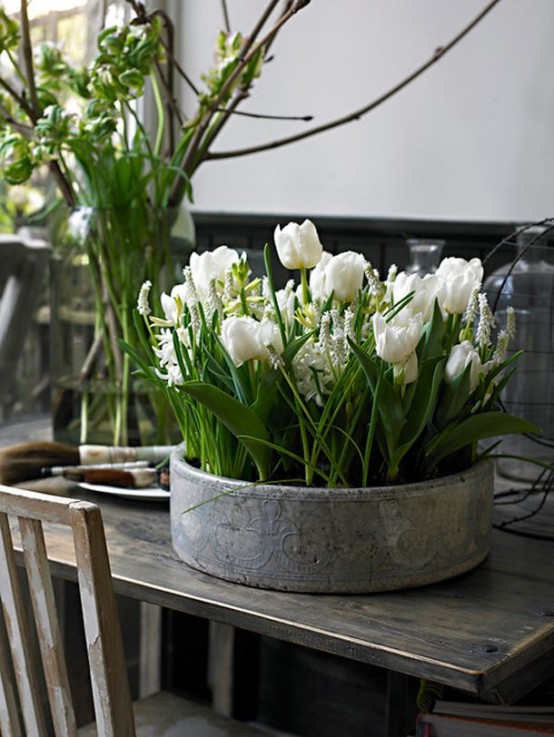 Decorar con tulipanes 10