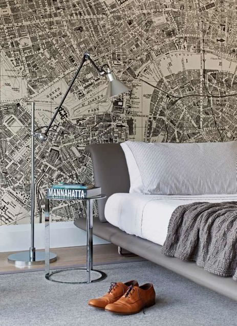 Decoración con mapas 8