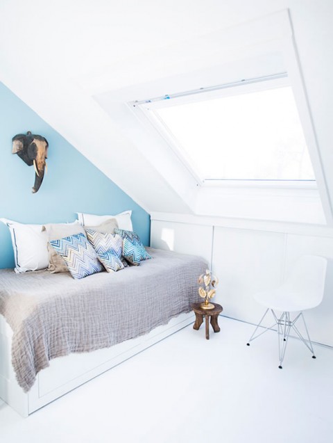 Un loft de decoración ecléctica