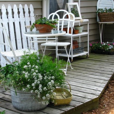 Terraza estilo shabby chic 2