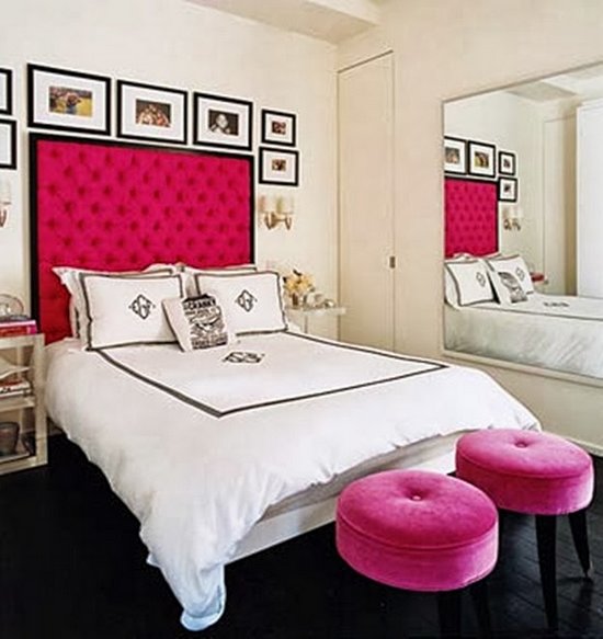 Dormitorios en rosa y blanco 4