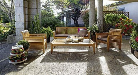 Terrazas y galerías de estilo tropical 2