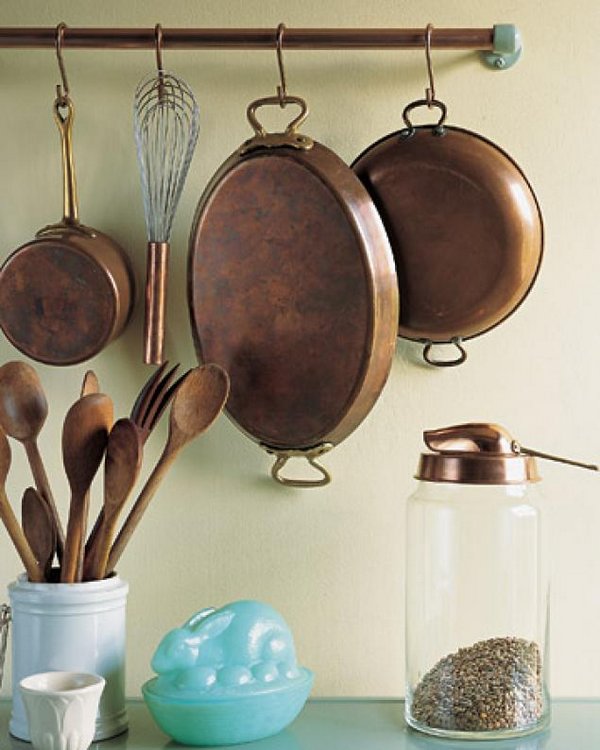 Ollas y sartenes como accesorios decorativos 5