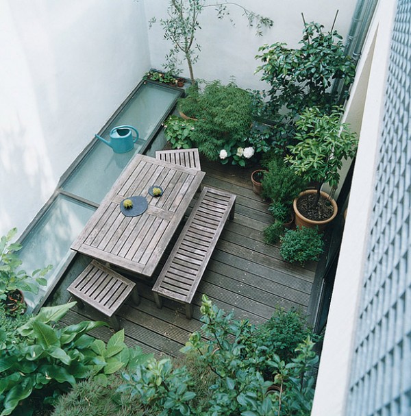 Apartamento con jardín 4