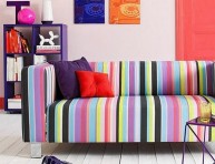 imagen Sofás a rayas para el salón