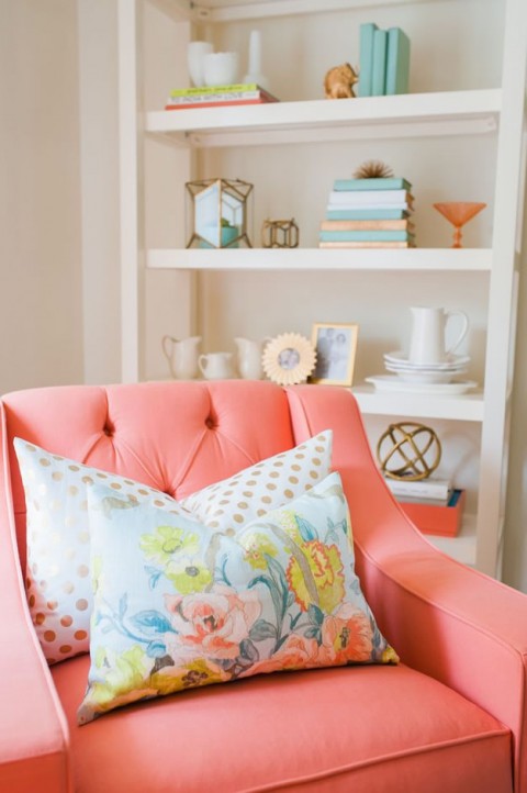 Decora tu hogar con el color coral