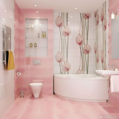 Ideas para tener un baño en color rosa