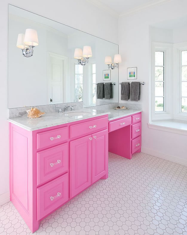 Baño en rosa 8