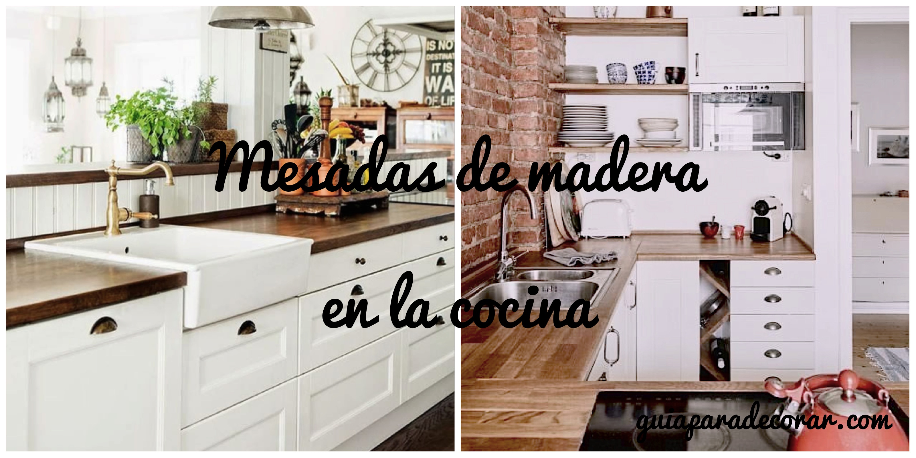 Por qué tener una mesada de madera en la cocina