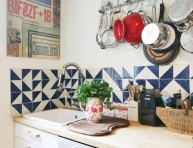 imagen Cómo decorar tu cocina con diseños geométricos