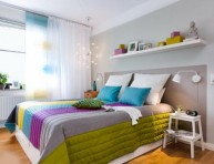 imagen Un dormitorio colorido y dinámico con IKEA