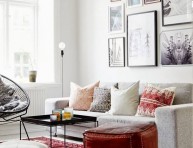 imagen Decora el living con el color marsala