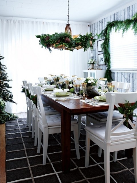 Ideas para decorar el comedor en Navidad