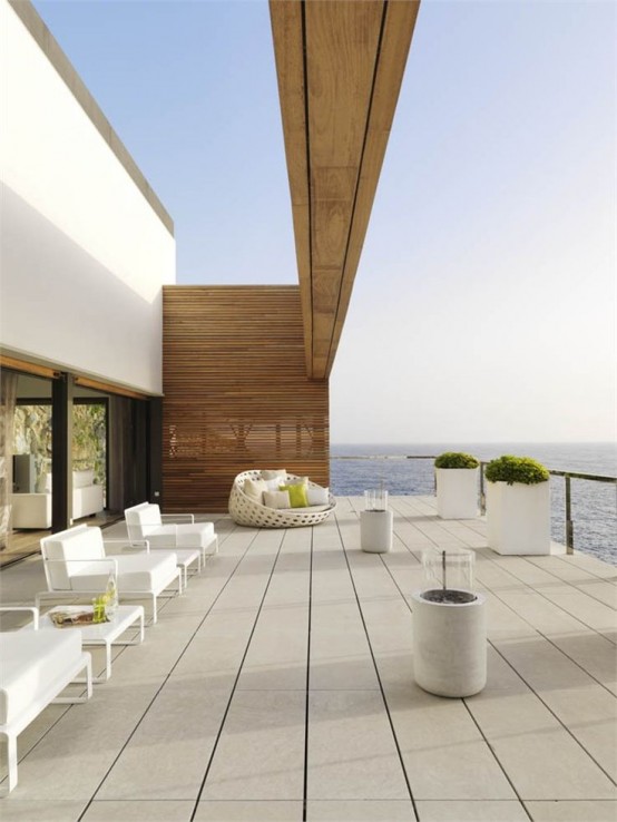 Ideas de terrazas minimalistas 12