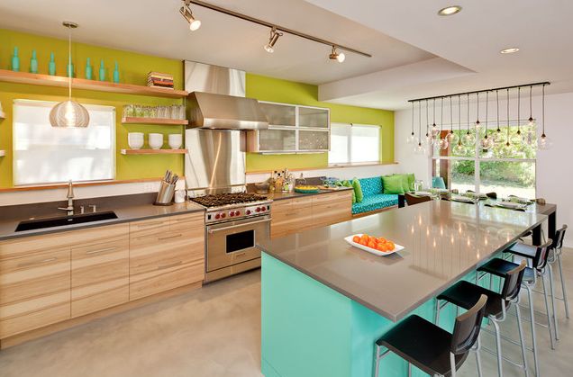 20 combinaciones de color para cocinas modernas 14