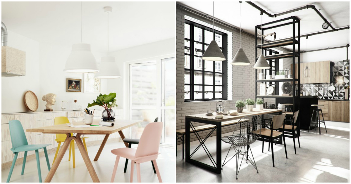 Inspiración para comedores de estilo nórdico